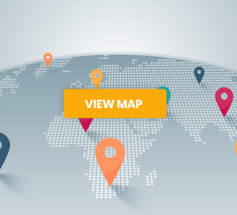 Map of HERTZ rental desk at Johannesburg Airport